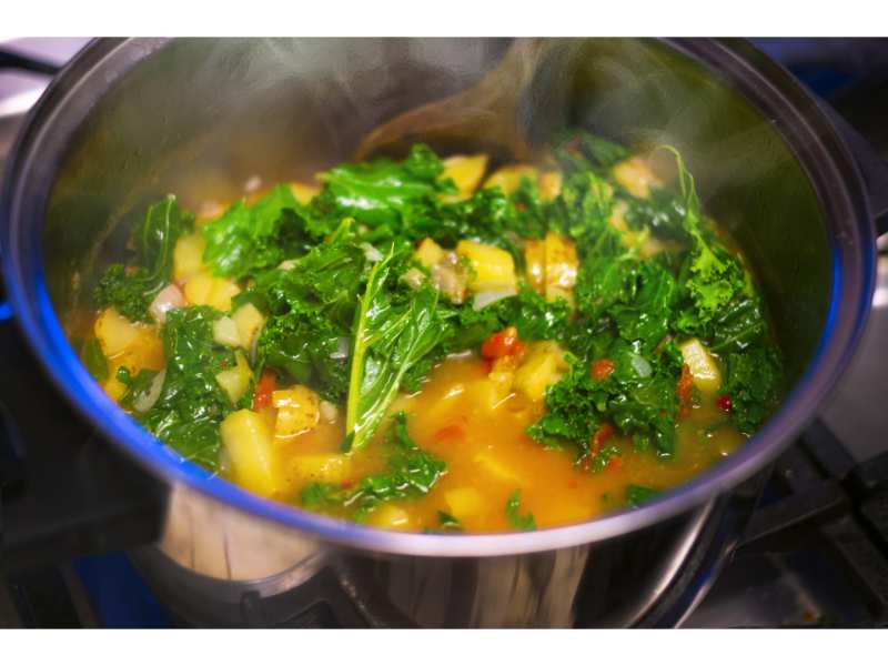 野菜スープと鍋